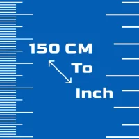 150 cm to inches